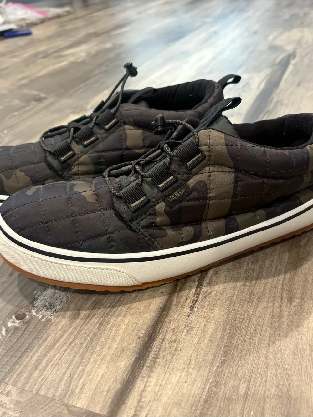 Vans Nylon Chukka Slip-Er in Woodland Camo Men’s SZ 10 UltraCush